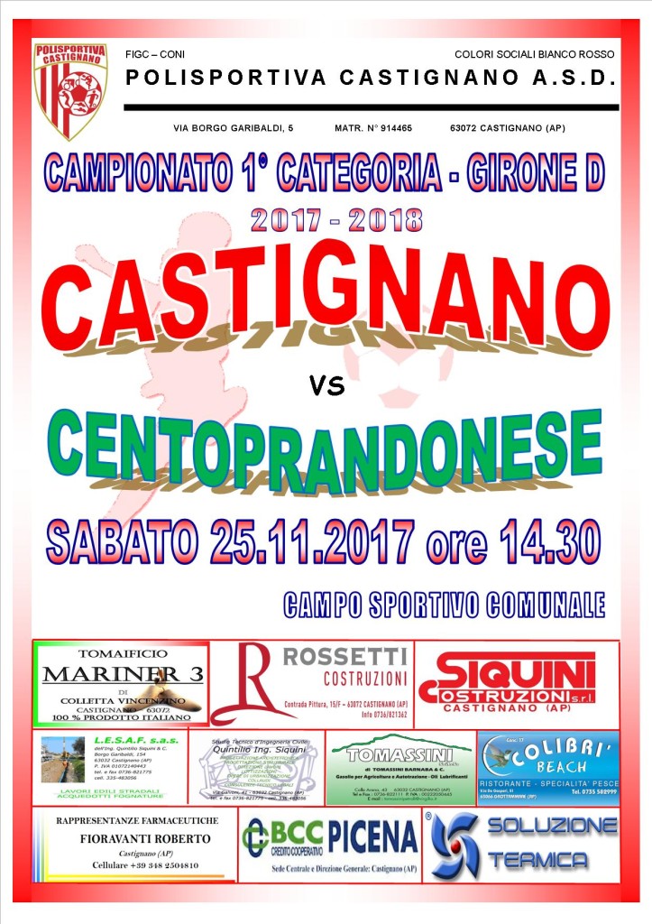 10 - CASTIGNANO - CENTOPRANDONESE