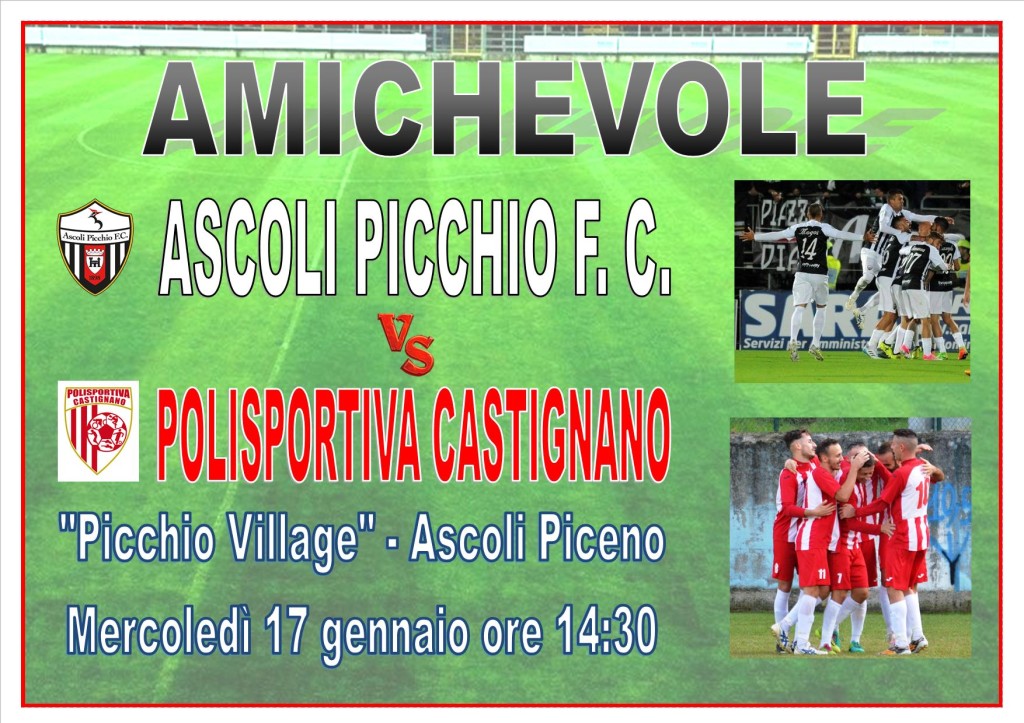 Amichevole Ascoli Picchio 17-01-18