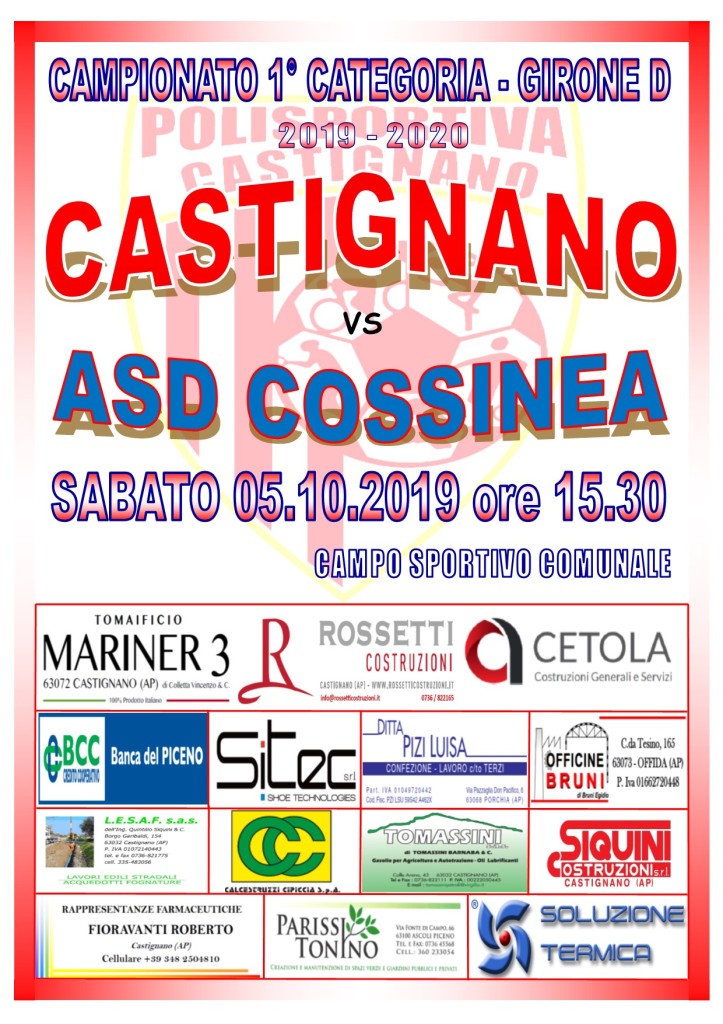 4° CASTIGNANO - COSSINEA